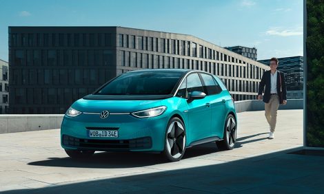 Мировая премьера электромобиля Volkswagen ID.3 на автосалоне во Франкфурте