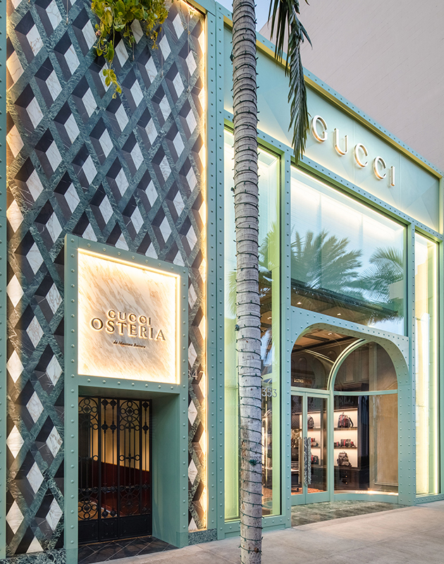 В Лос-Анджелесе на крыше фирменного магазина Gucci открылся ресторан под руководством Массимо Боттуры