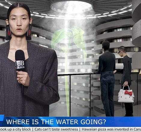 Видео дня: презентация летней коллекции Balenciaga в формате выпуска новостей