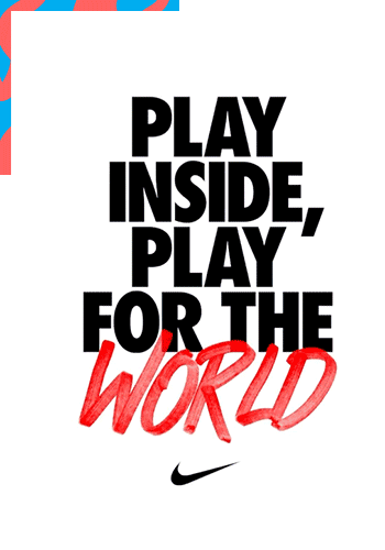 Инициатива Play Inside и челлендж Nike
