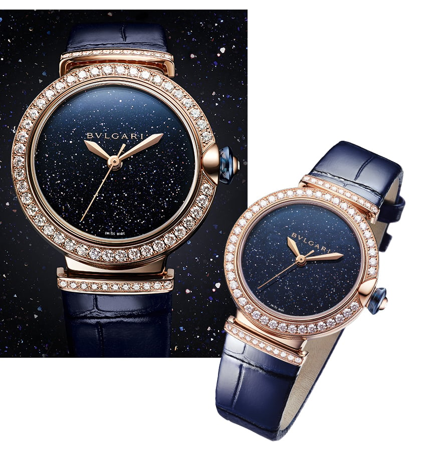 Часы & караты: новые часы с авантюрином LVCEA Bvlgari