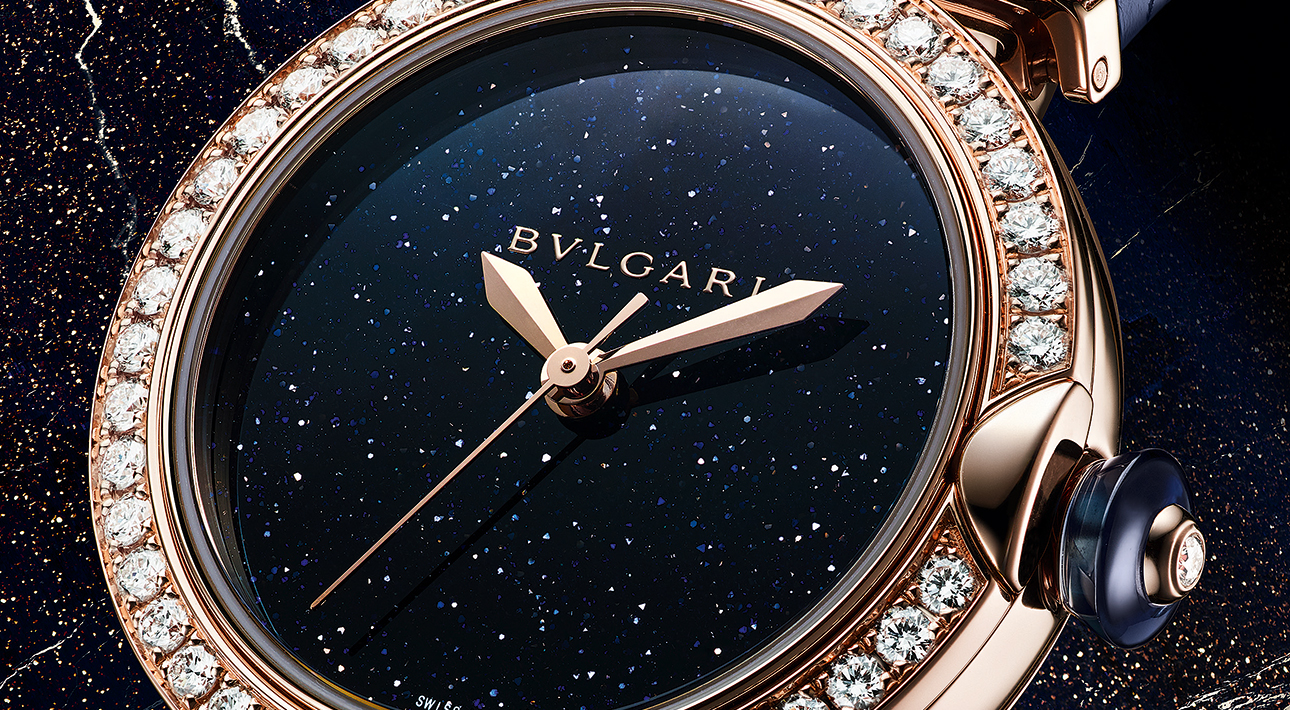 Часы & караты: новые часы с авантюрином LVCEA Bvlgari