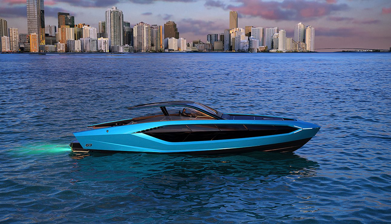 Катера & Яхты. На Lamborghini — по морским просторам: итальянский бренд представил новую моторную яхту