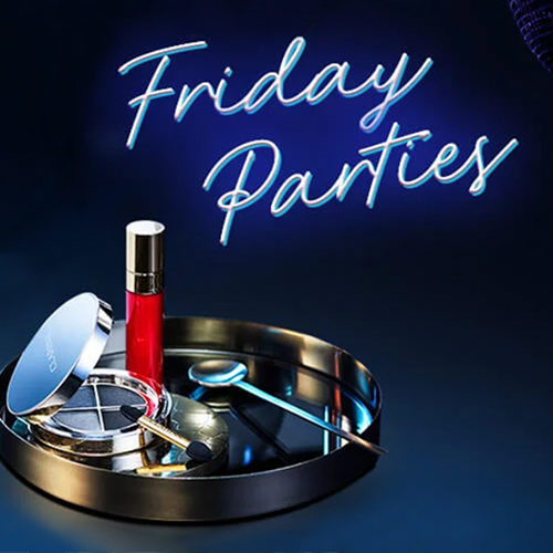 Friday Parties в интернет-магазине Clarins