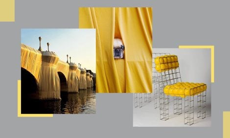 Безупречный серый и сияющий желтый: мудборд по мотивам новых цветов года Pantone