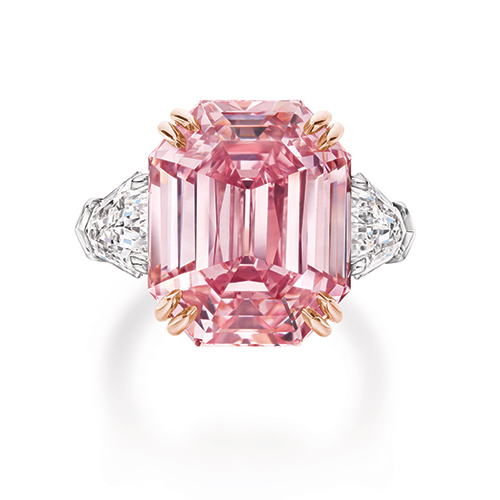 кольцо Winston Pink Legacy с розовым бриллиантом