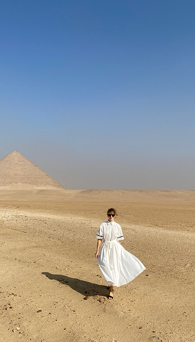 Вика Газинская — о путешествии в Египет