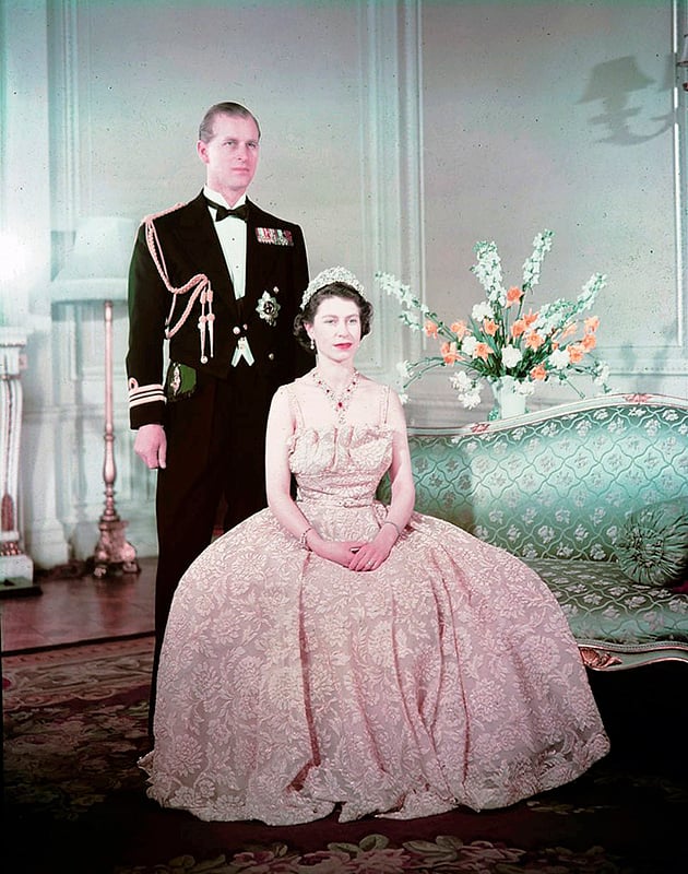 Принц Филипп и Елизавета II 