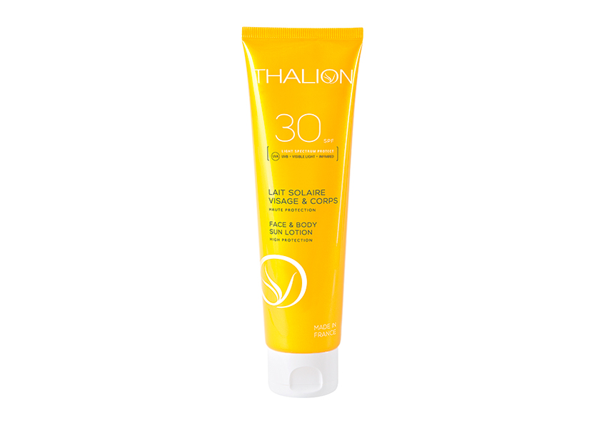 Солнцезащитное молочко для лица и тела c высокой защитой Face & Body Sun Lotion High Protection SPF50, Thalion