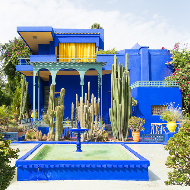 Home Decor: коллекция керамики Saint Laurent, вдохновленная Садом Мажорель в Марокко