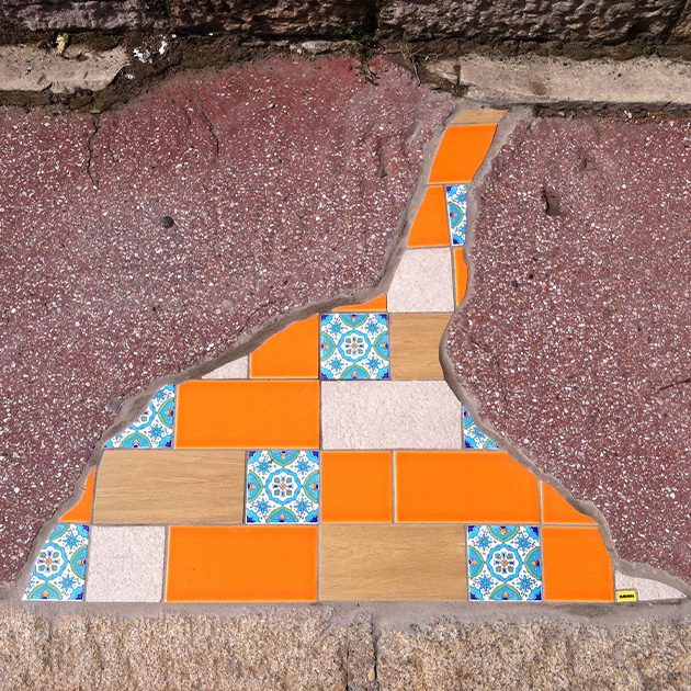 Design & Decor: как уличный художник Ememem «лечит» трещины на тротуарах по всему миру