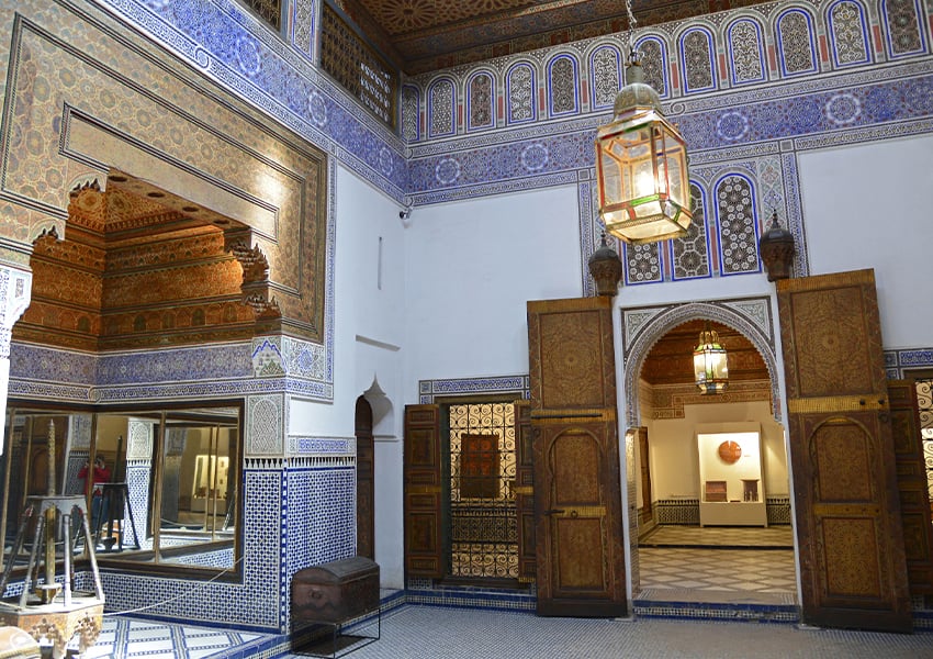 Дворец Дар-Си-Саид — здесь находится Музей марокканского искусства.