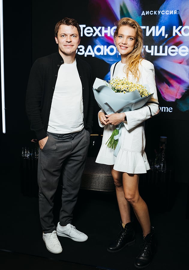 Алексей Милевский и Наталья Водянова