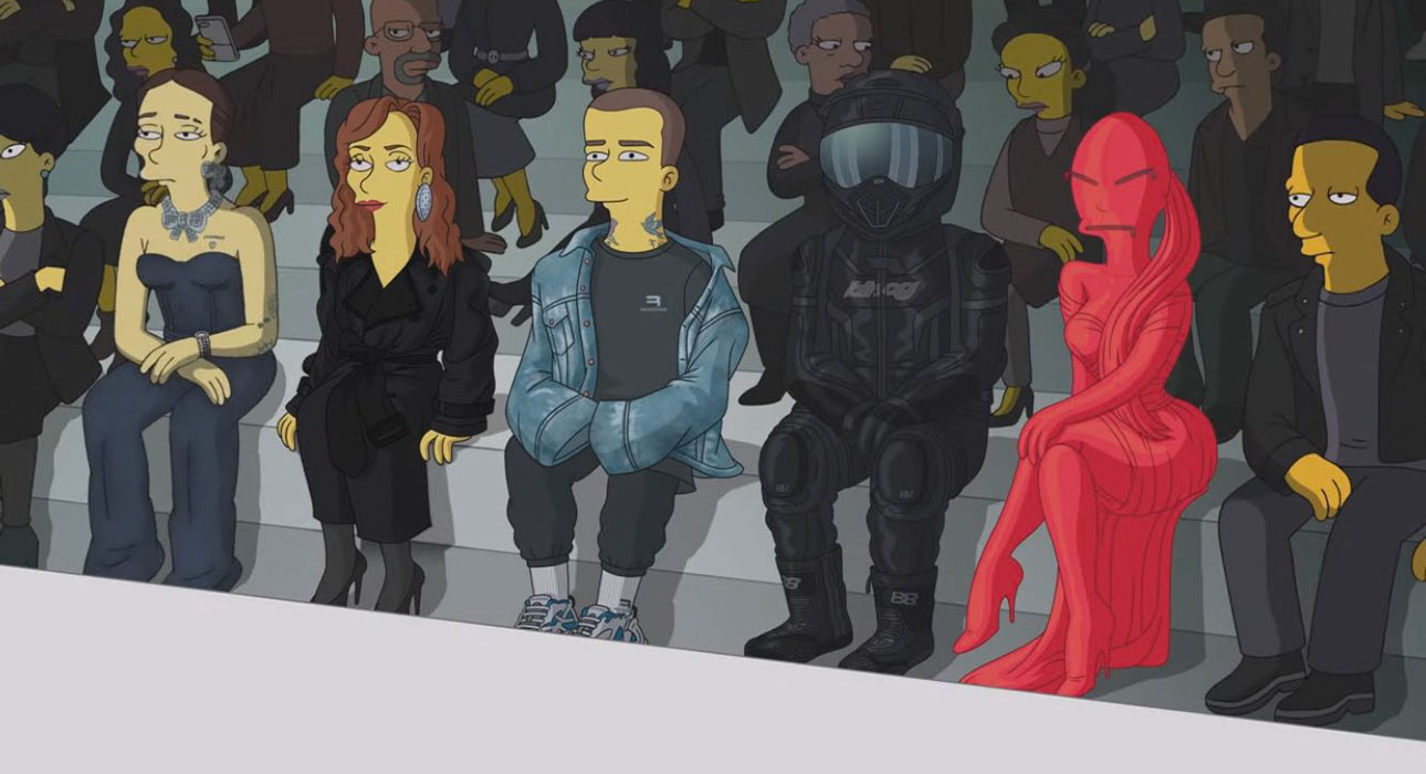 Дом Balenciaga представил новую коллекцию и… новый эпизод «Симпсонов»