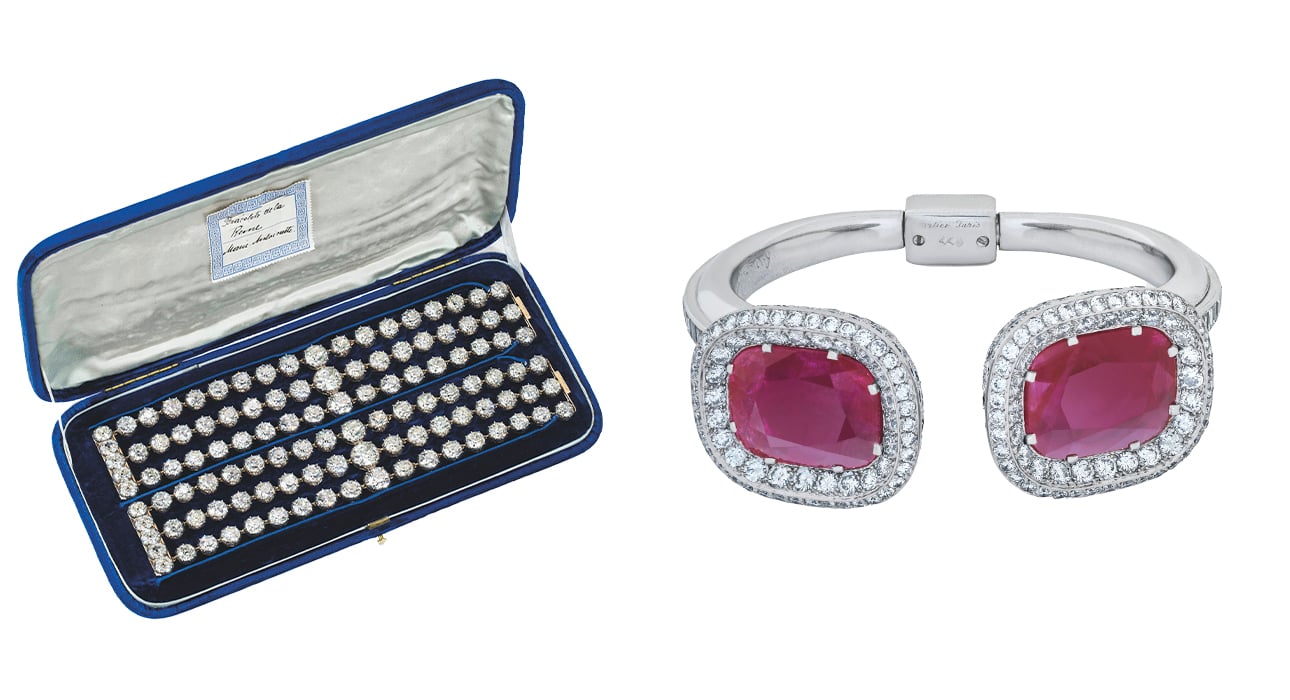 Аукционный дом Christie’s продаст бриллиантовые браслеты Марии-Антуанетты и рубиновый браслет герцогини Виндзорской