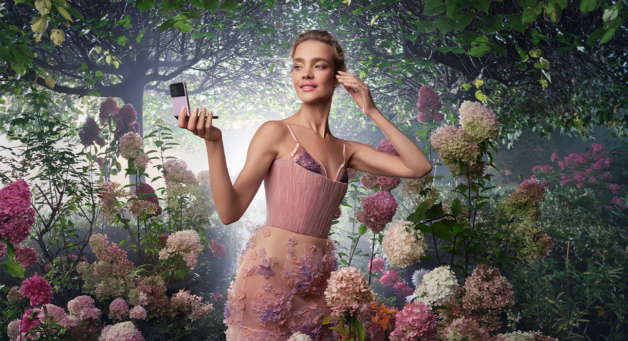 Наталья Водянова в новой рекламной кампании Samsung