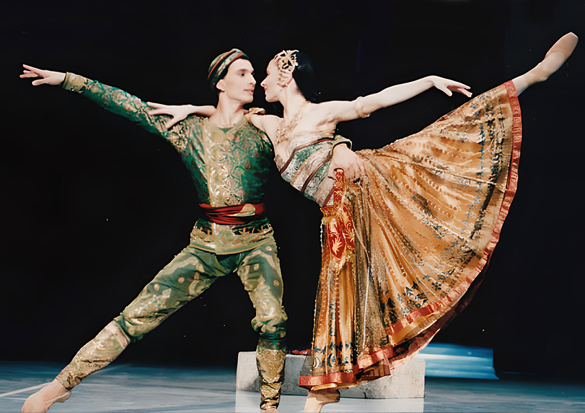 Лоран Илер и Изабель Герин в балете Баядерка