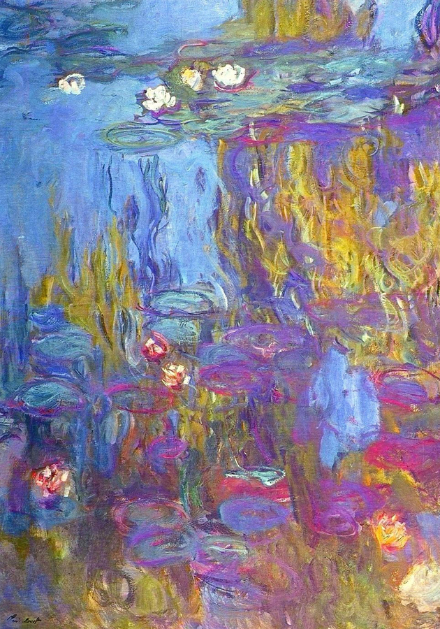 Клод Моне, Водяные лилии, 1917 г.