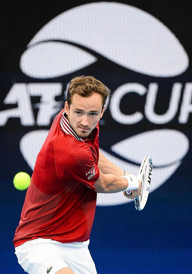 Российский теннисист Даниил Медведев — первая ракетка мира