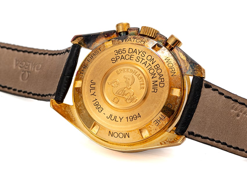 Часы & Караты: на аукционе в отеле Hotel Beau-Rivage Genève представят часы Omega Speedmaster, побывавшие на космической станции «Мир»
