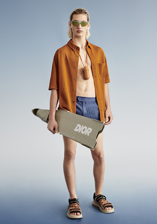 Новинки из мужской пляжной капсулы Dior, созданной Кимом Джонсом совместно с международной организацией Parley for the Oceans