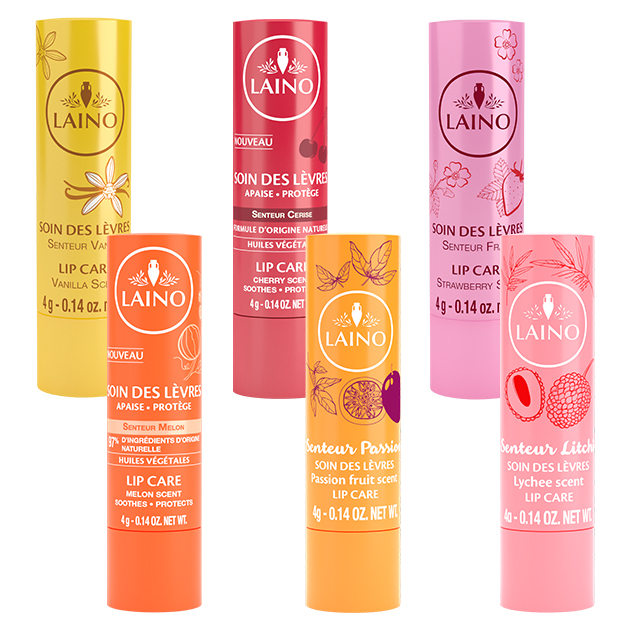 Французский косметический бренд Laino представляет бальзамы-стики для губ из гаммы средств «Ароматы удовольствия»