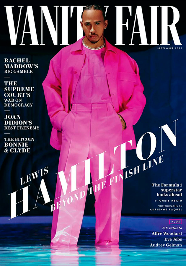 Льюис Хэмилтон стал героем двух обложек сентябрьского Vanity Fair