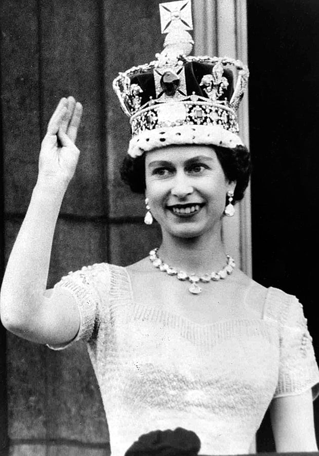 Елизавета II после коронации, 2 июня 1953 года