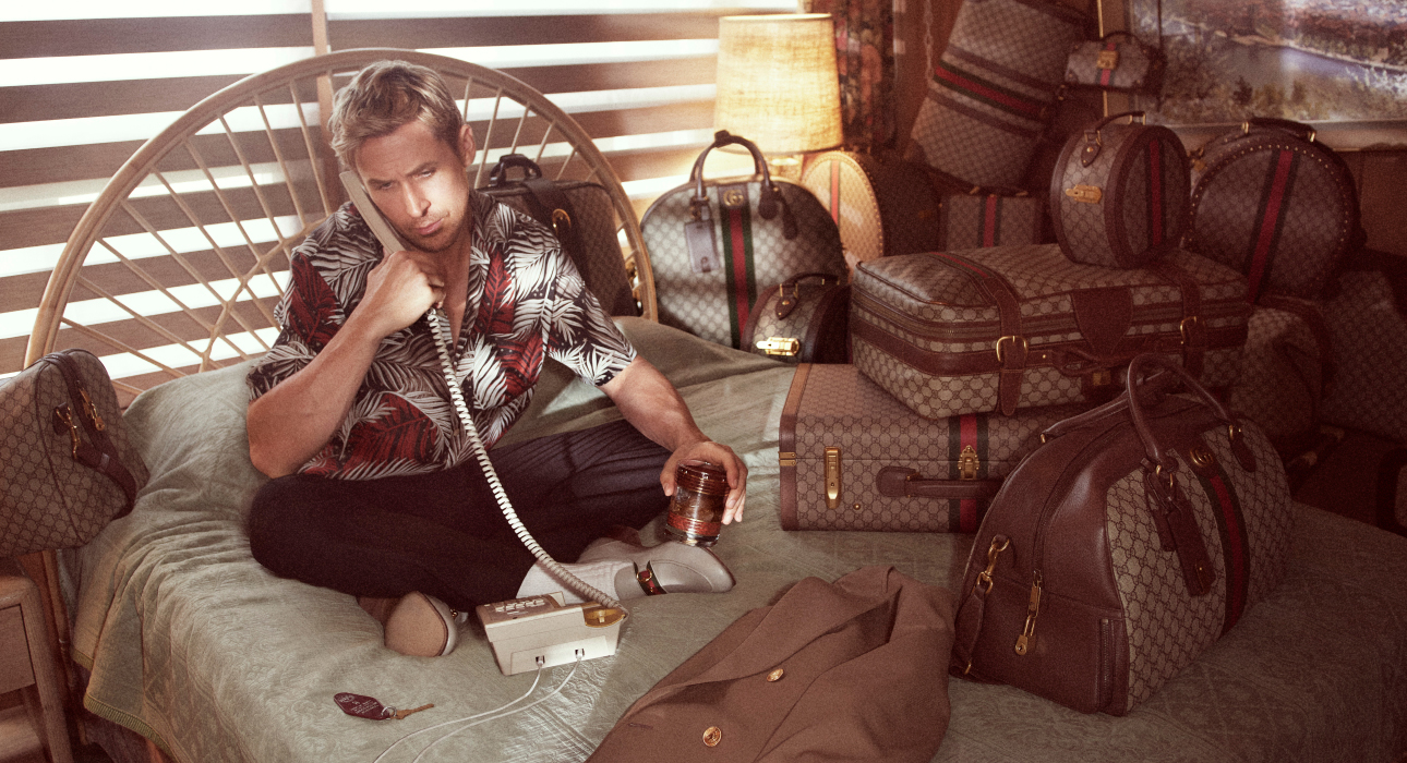 Новый кампейн Gucci Valigeria с Райаном Гослингом — ода путешествиям