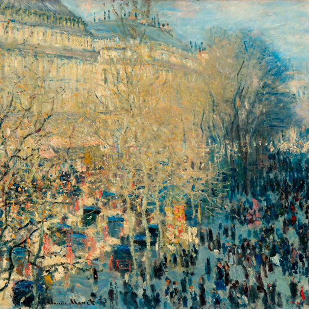 Клод Моне. Бульвар Капуцинок (Бульвар в Париже). 1873