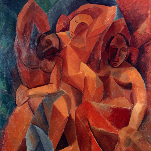 Пабло Пикассо. Три женщины. Франция. 1908 год. Государственный Эрмитаж