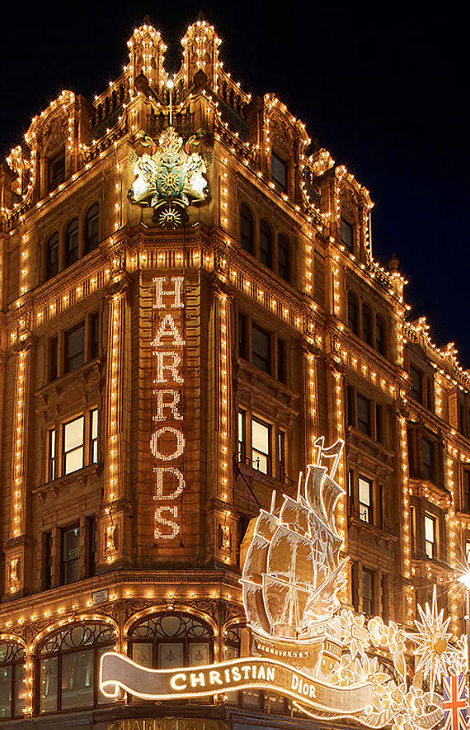 Design &amp;&nbsp;Decor: Dior украсит фасад лондонского Harrods к&nbsp;Рождеству