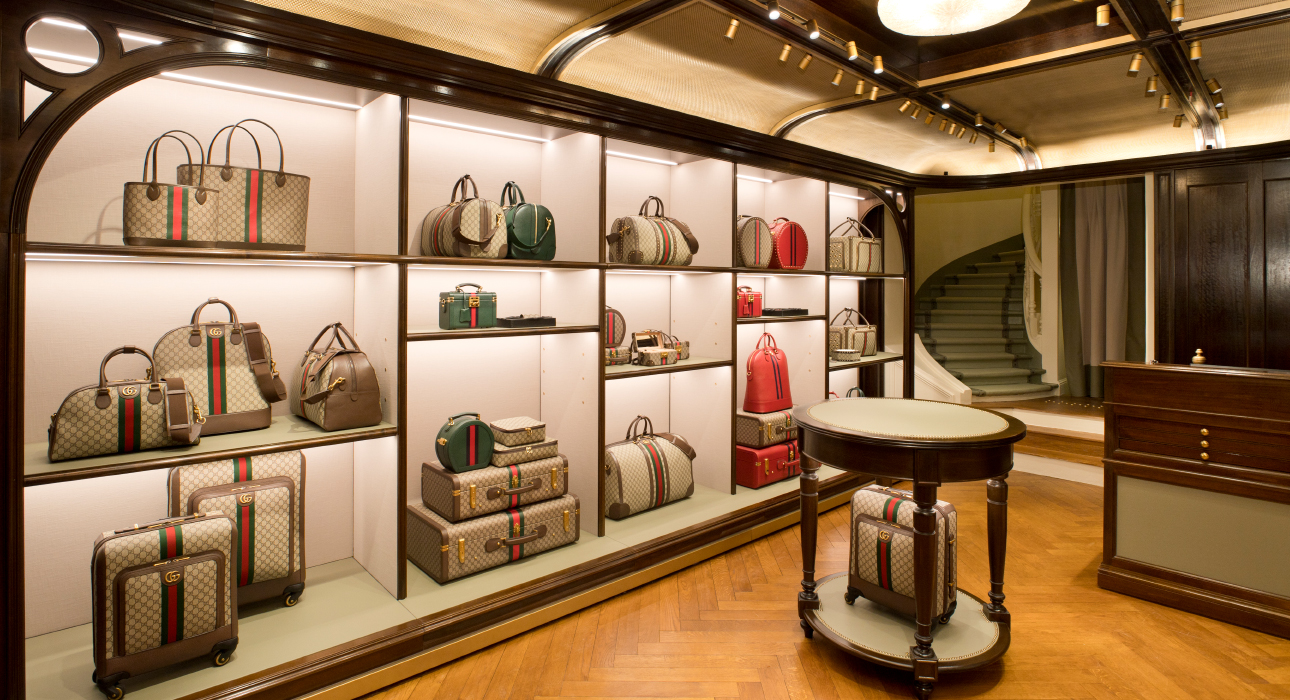 Gucci открыл первый багажный бутик в Париже