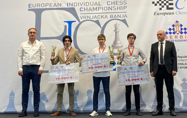 PostaСпорт: россиянин Алексей Сарана выиграл Чемпионат Европы по шахматам