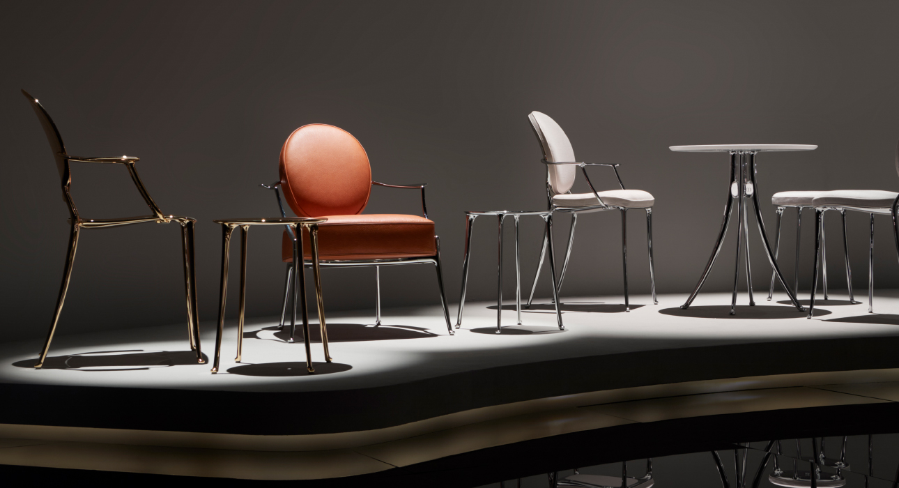 Dior Maison и Филипп Старк представили новую версию кресла-медальона на Неделе дизайна в Милане