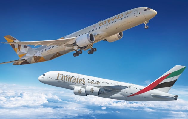 Emirates Airline и Etihad Airways