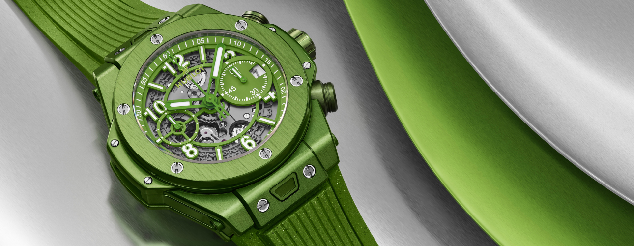Eco Living: коллаборация Hublot и&nbsp;Nespresso&nbsp;&mdash; часы Big Bang из&nbsp;переработанных алюминиевых кофейных капсул и&nbsp;кофейной гущи