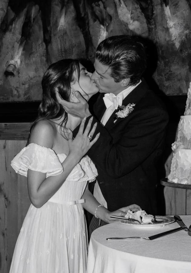 Фотоувеличение: самые красивые кадры со свадьбы модели Тэйлор Хилл и финансиста Дэниэла Фрайера