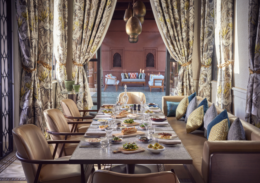 В отеле Royal Mansour Marrakech открылся новый ресторан мишленовского шеф-повара Элен Дарроз
