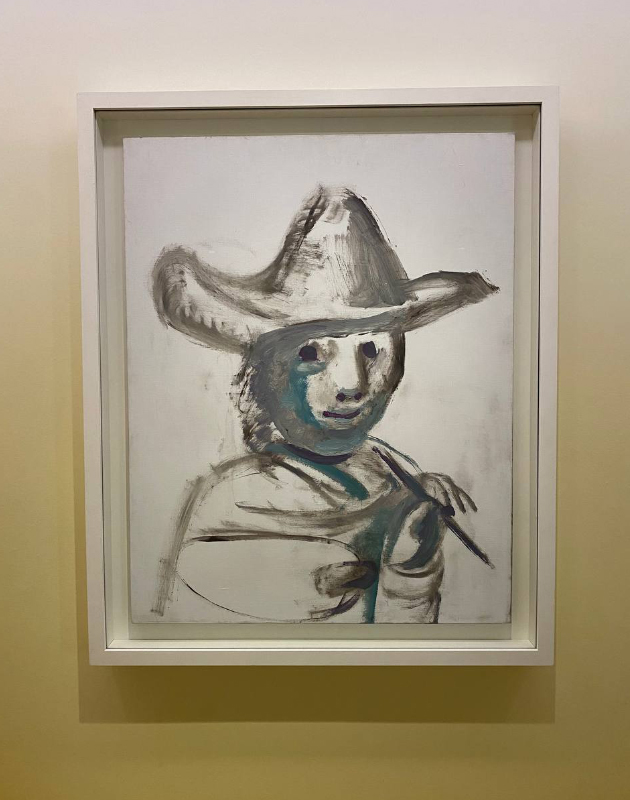 Пабло Пикассо. Молодой художник. 1972 г.