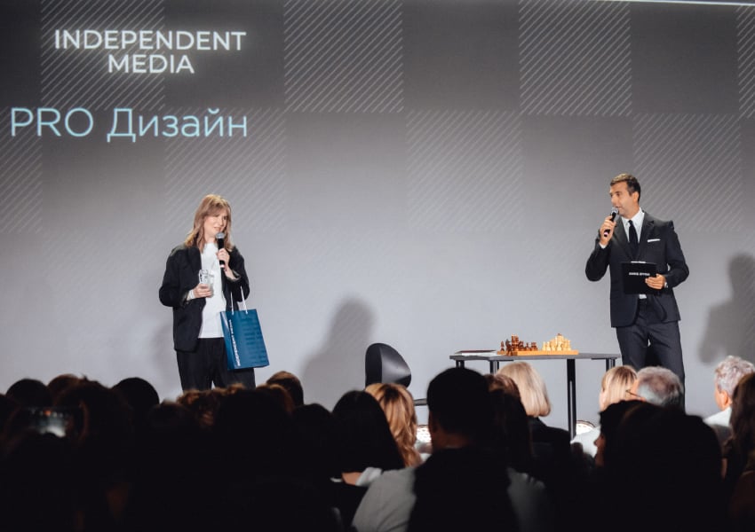 Екатерина Рыбкина (Independent Media) и Иван Ургант