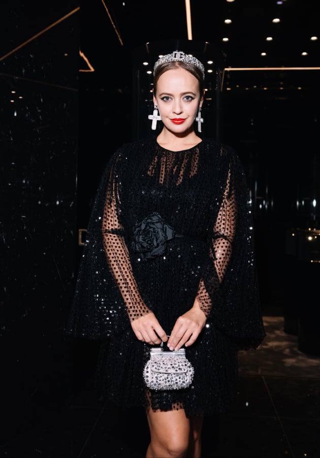 Ольга Лефферс на вечеринке Dolce & Gabbana (Фото: Алена Закирова)