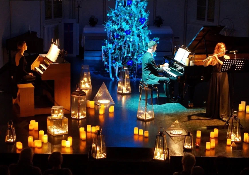 Необычный органный концерт «Музыка при свечах. Мелодии Рождества»
