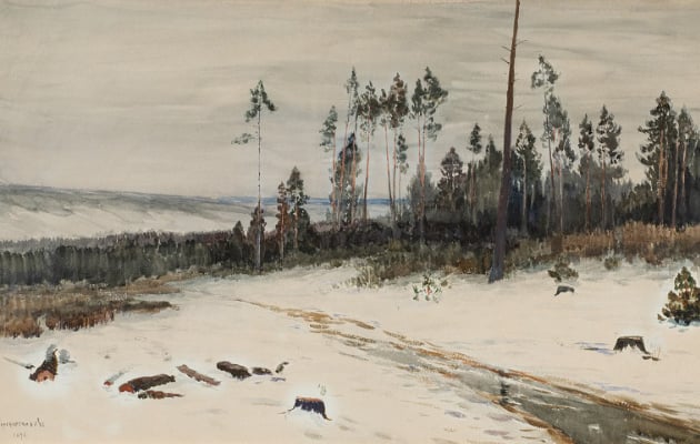 В.В. Переплетчиков. Зима. 1896 г.