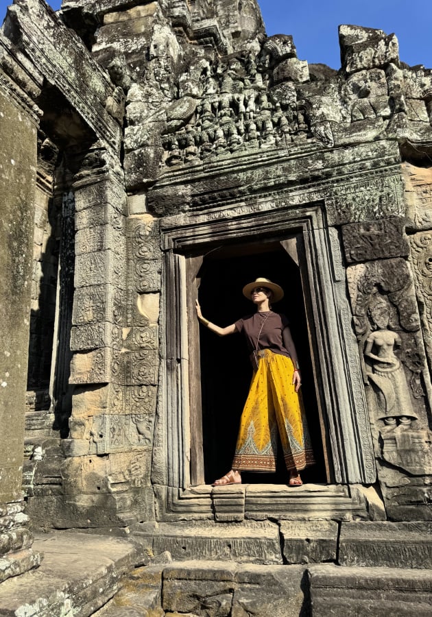 Юлия Акимова в Ангкор-Ват