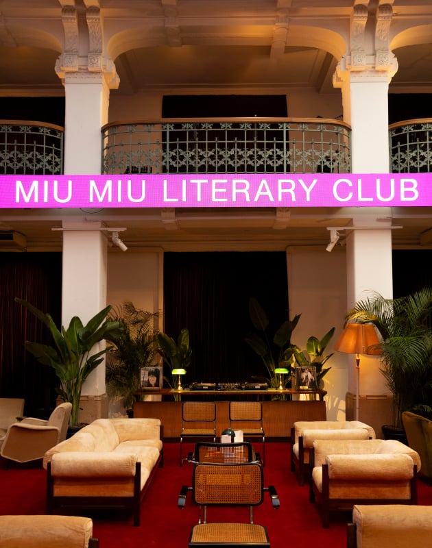 Первый литературный клуб Miu Miu Writing Life в Милане