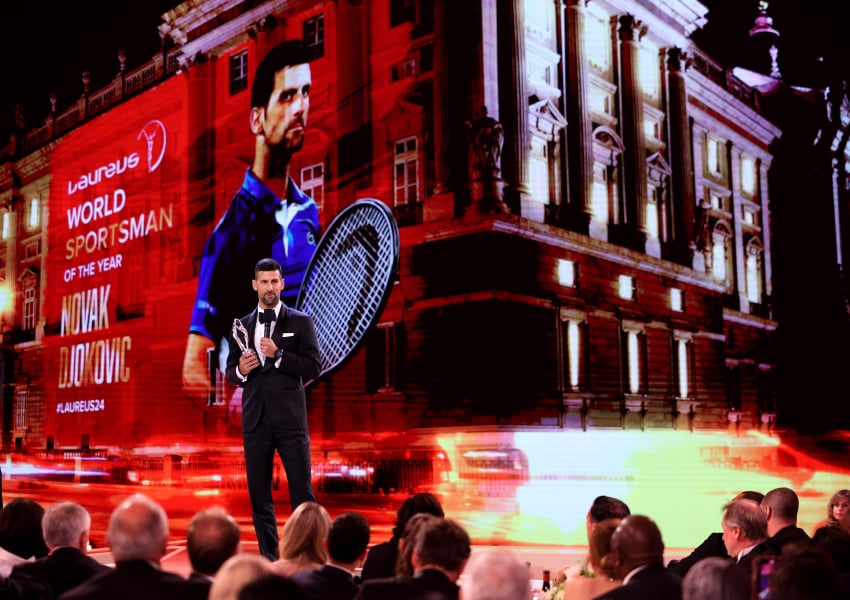 Первая ракетка мира Новак Джокович стал спортсменом 2023 года по версии Laureus World Sports Awards