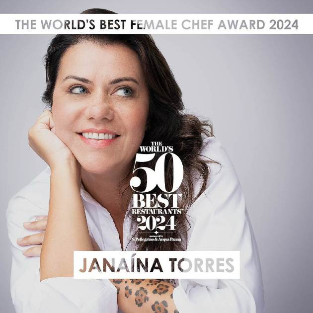 «Лучшая женщина шеф-повар» — Джанайна Торрес (A Casa do Porco, Сан-Паулу, Бразилия)