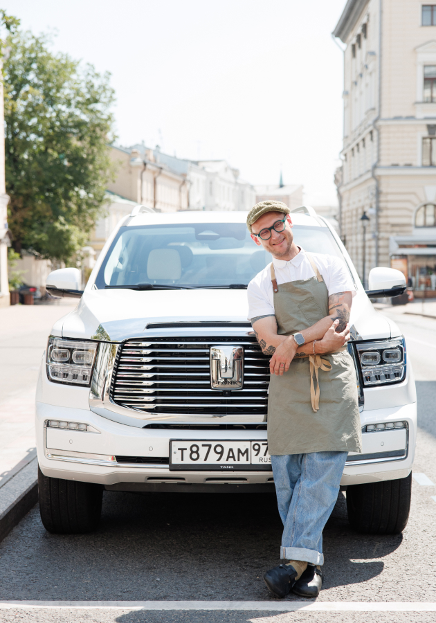 Бренд-шеф московского ресторана Luwo Артем Чудненко на фестивале TANK Gourmet в Москве