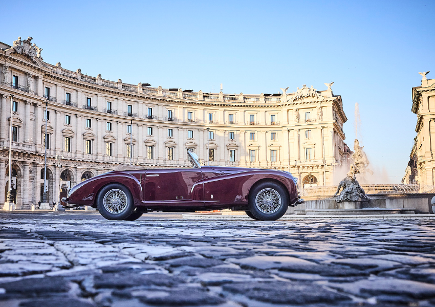 В Риме с 24 по 27 апреля 2025 года проходит Anantara Concorso Roma — парад итальянских ретроавтомобилей